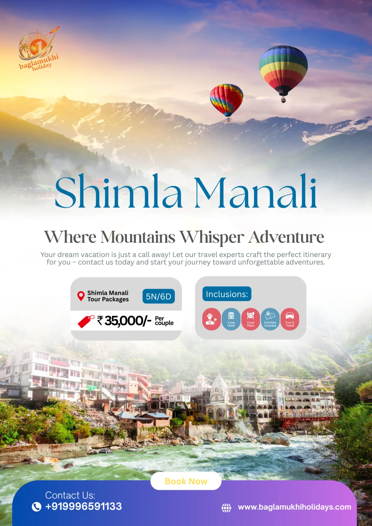 Shimla Manali Tour package